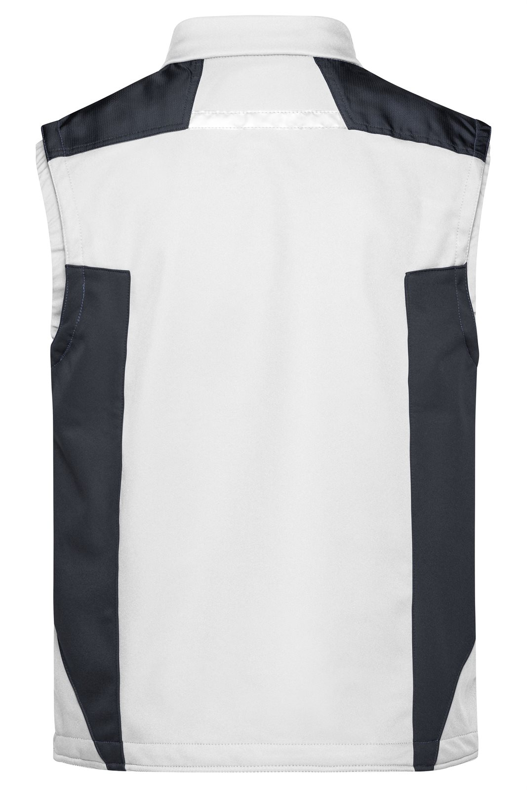 Weste Unisex Weiß/Grau – Workwear Softshell Vest - STRONG -, Detailansicht