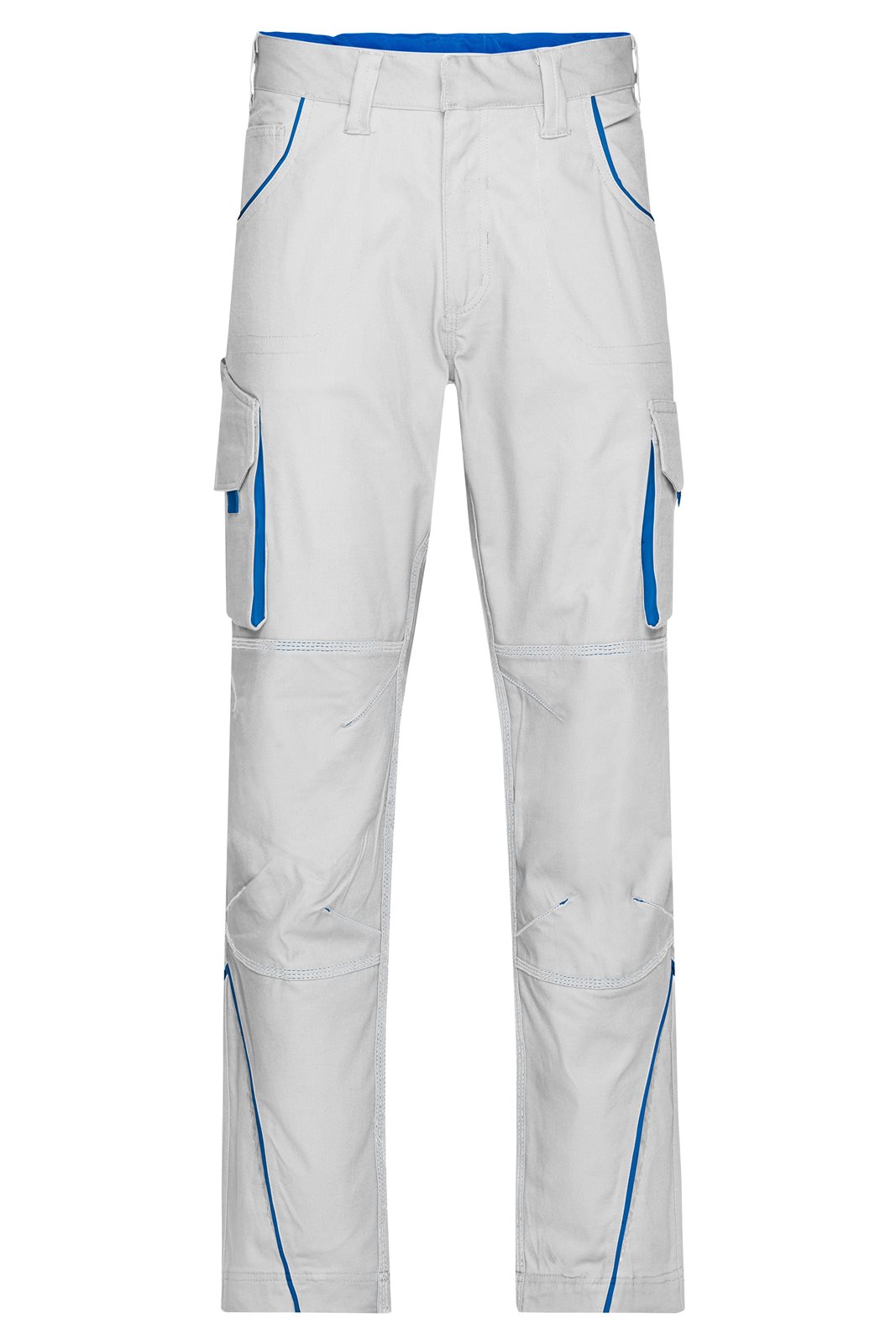 Hose Unisex Weiß/Blau – Workwear Pants - COLOR -