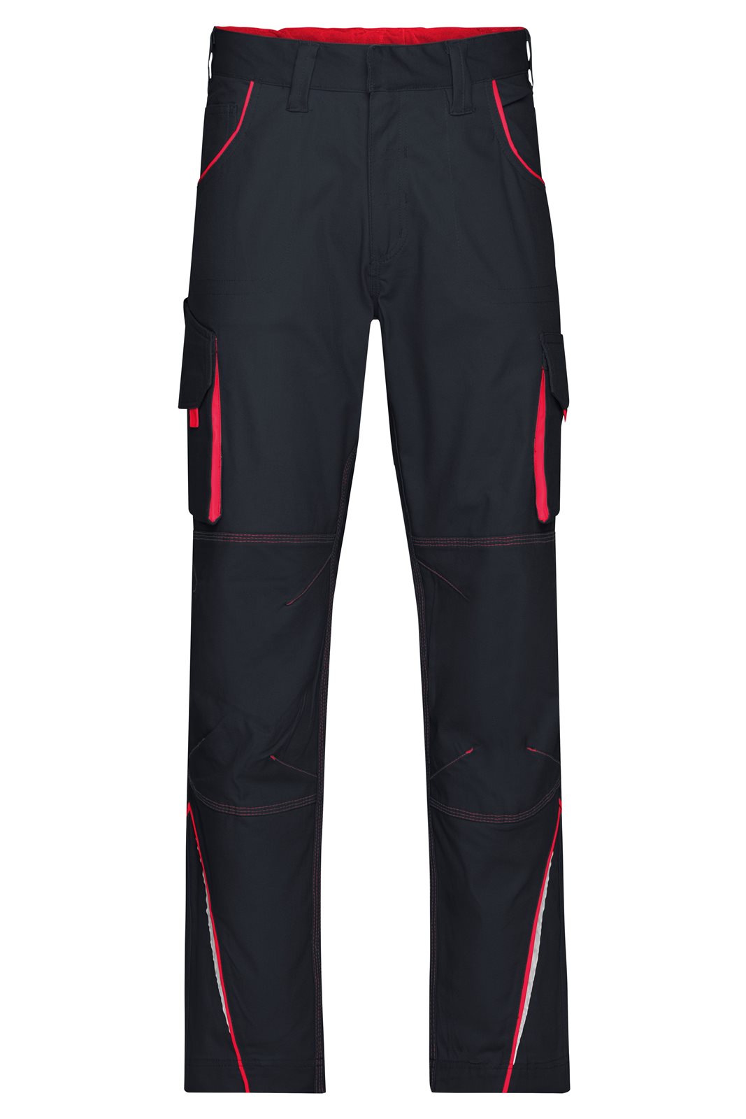 Hose Unisex Rot/Grau – Workwear Pants - COLOR -