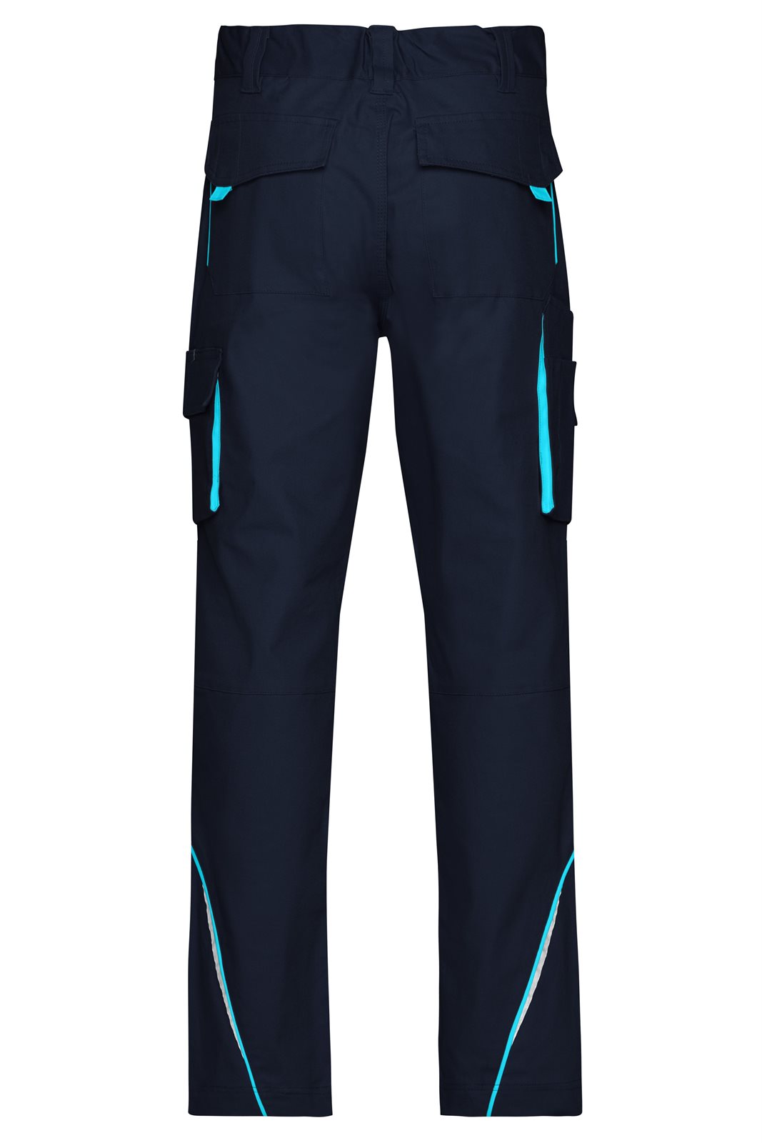 Hose Unisex Blau – Workwear Pants - COLOR -, Detailansicht