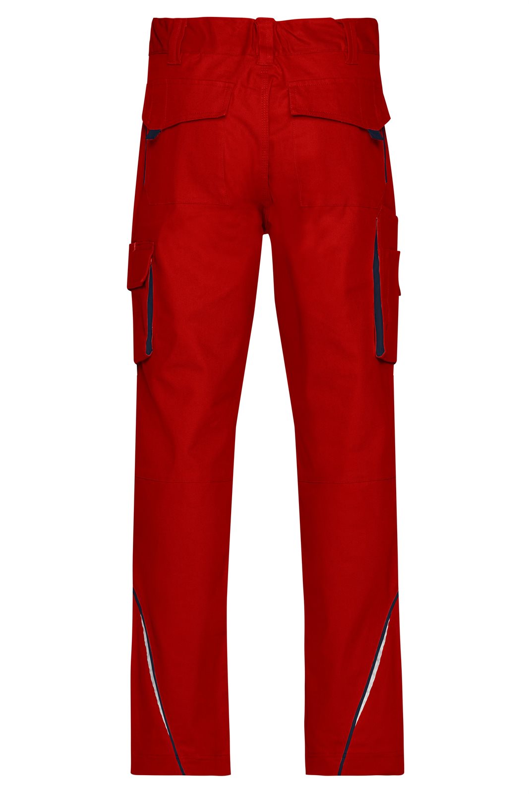 Hose Unisex Rot/Blau – Workwear Pants - COLOR -, Detailansicht