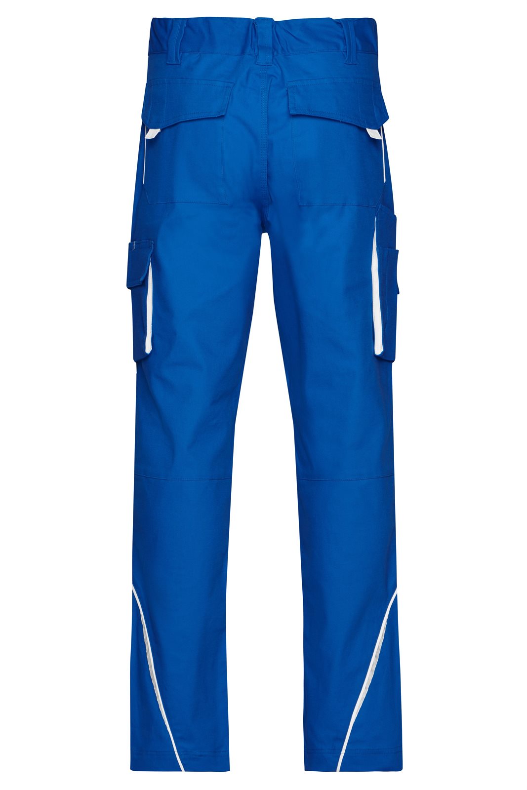 Hose Unisex Weiß/Blau – Workwear Pants - COLOR -, Detailansicht