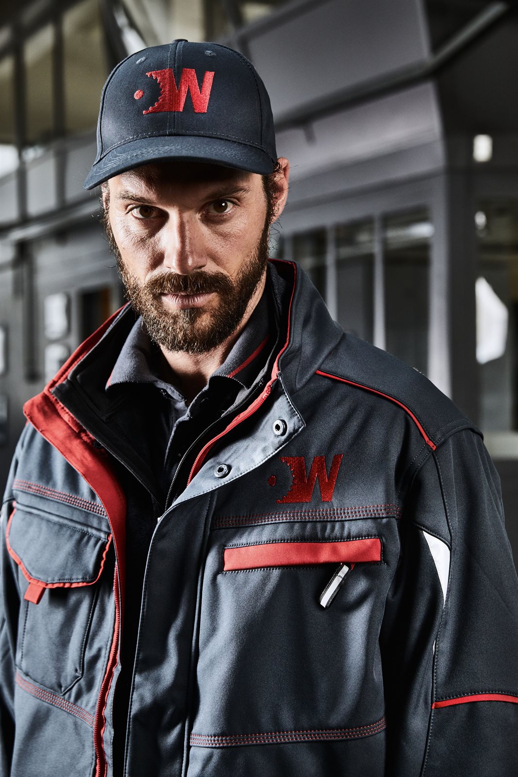 Jacke Unisex – Workwear Softshell Jacket - COLOR -, Detailansicht