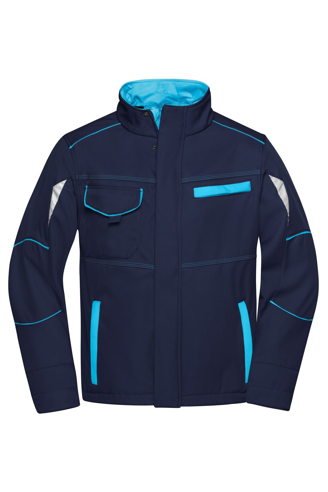 Jacke Unisex Blau – Workwear Softshell Jacket - COLOR -