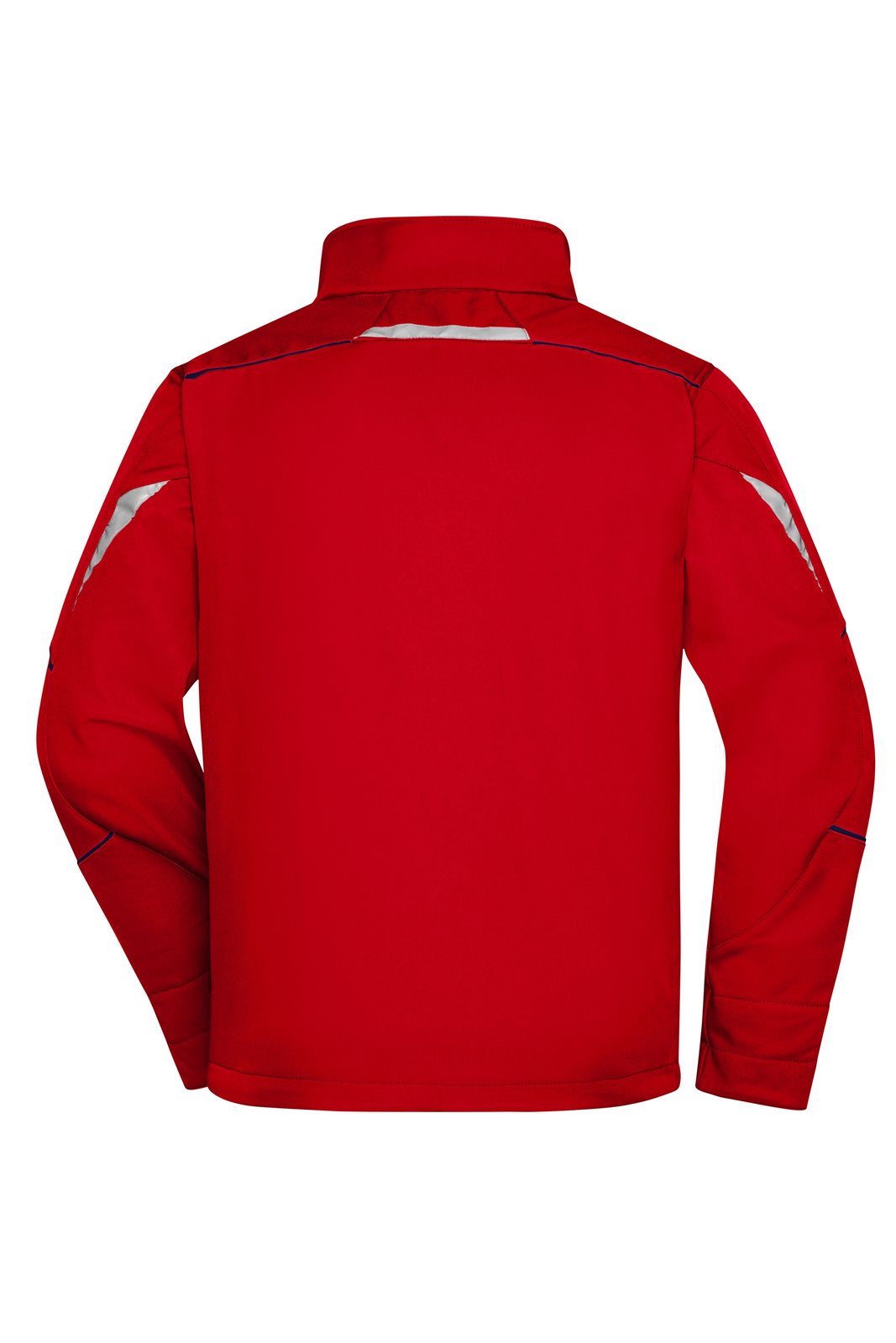 Jacke Unisex Rot/Blau – Workwear Softshell Jacket - COLOR -, Detailansicht