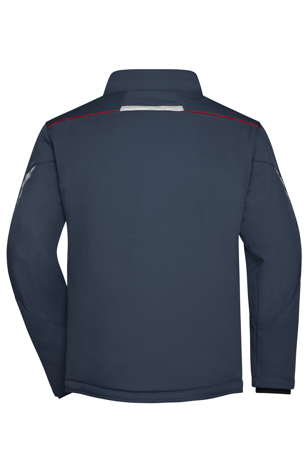 Jacke Unisex Rot/Grau – Workwear Softshell Padded Jacket - COLOR -, Detailansicht