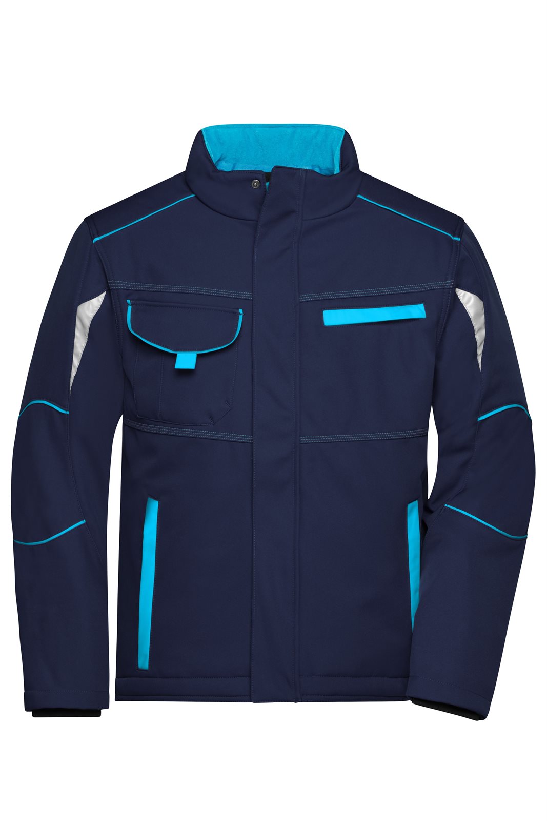 Jacke Unisex Blau – Workwear Softshell Padded Jacket - COLOR -