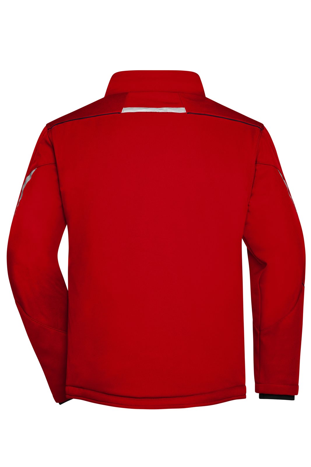 Jacke Unisex Rot/Blau – Workwear Softshell Padded Jacket - COLOR -, Detailansicht
