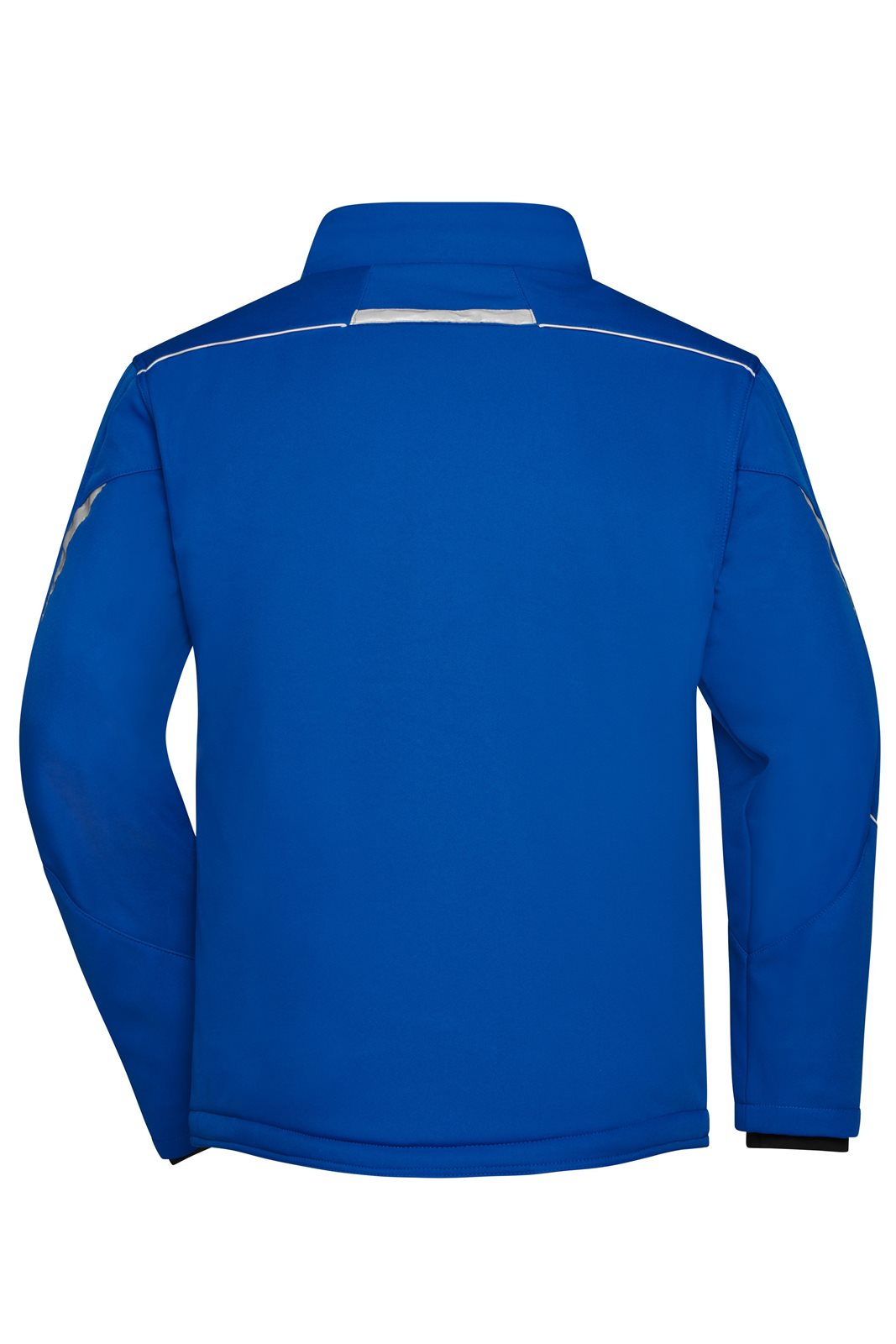 Jacke Unisex Weiß/Blau – Workwear Softshell Padded Jacket - COLOR -, Detailansicht