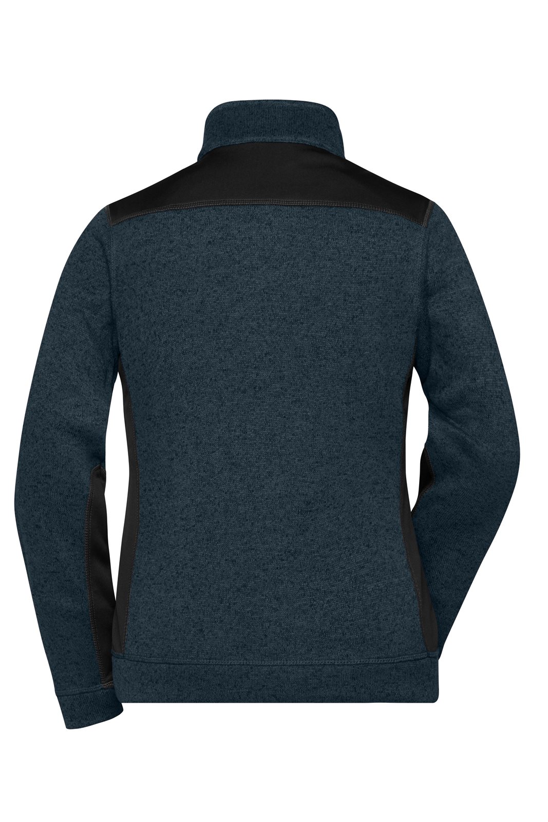Jacke Damen Blau – Ladies' Knitted Workwear Fleece Jacket - STRONG -, Detailansicht