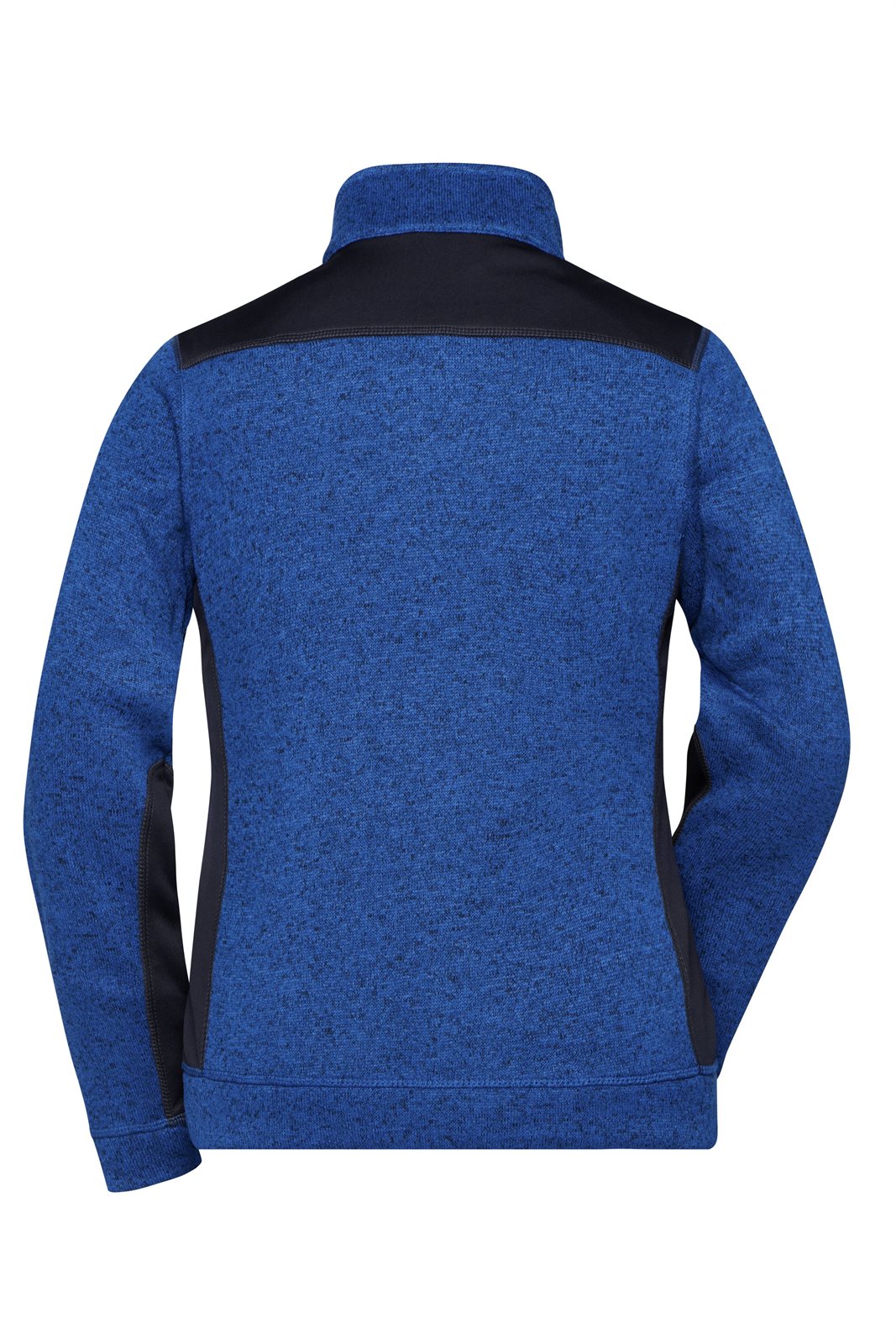 Jacke Damen Blau – Ladies' Knitted Workwear Fleece Jacket - STRONG -, Detailansicht