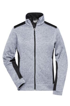 Jacke Damen Schwarz – Ladies' Knitted Workwear Fleece Jacket - STRONG -