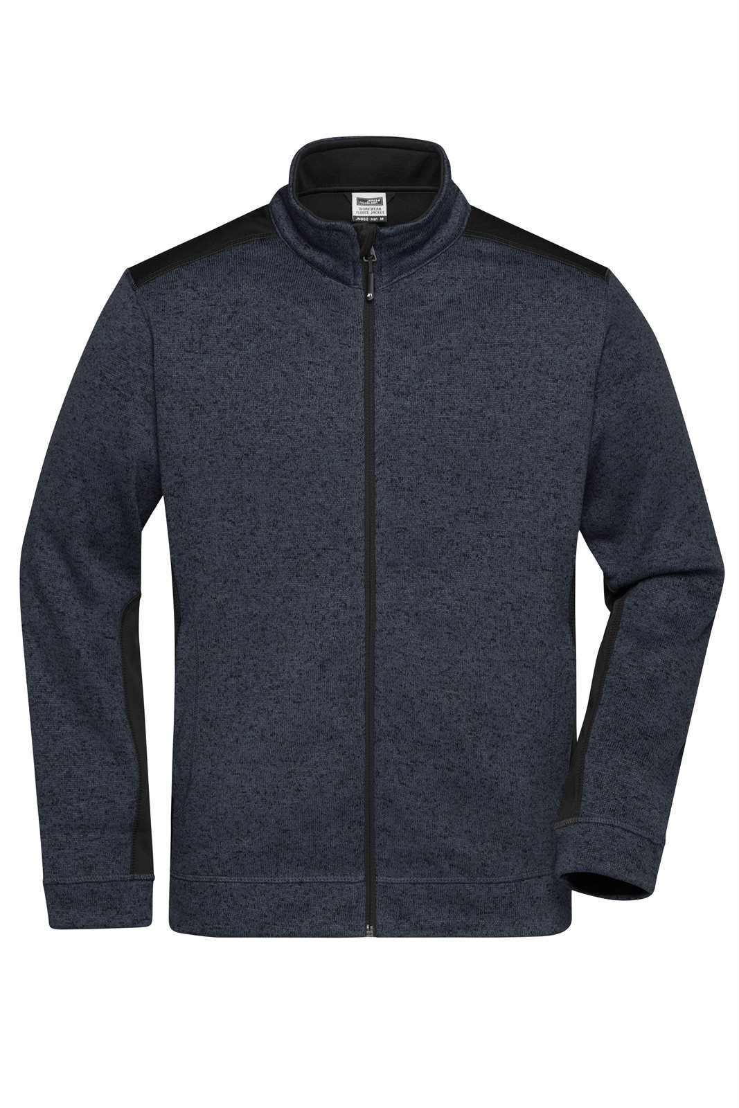 Jacke Herren Grau/Schwarz – Men's Knitted Workwear Fleece Jacket - STRONG -