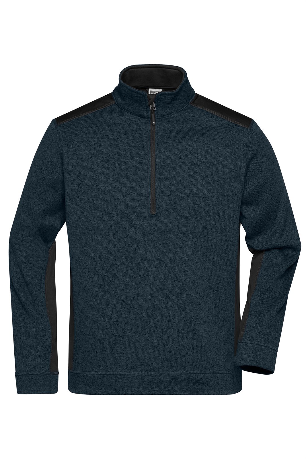 Pullover Unisex Blau – Men's Knitted Workwear Fleece Half-Zip - STRONG -