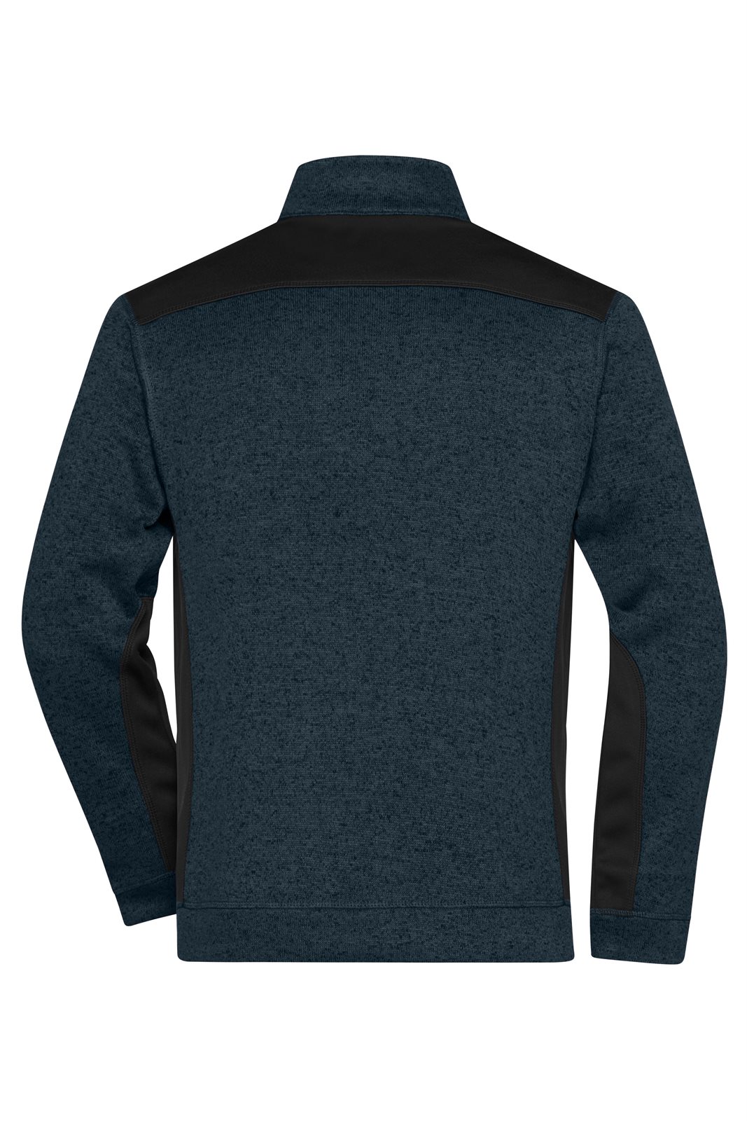 Pullover Unisex Blau – Men's Knitted Workwear Fleece Half-Zip - STRONG -, Detailansicht