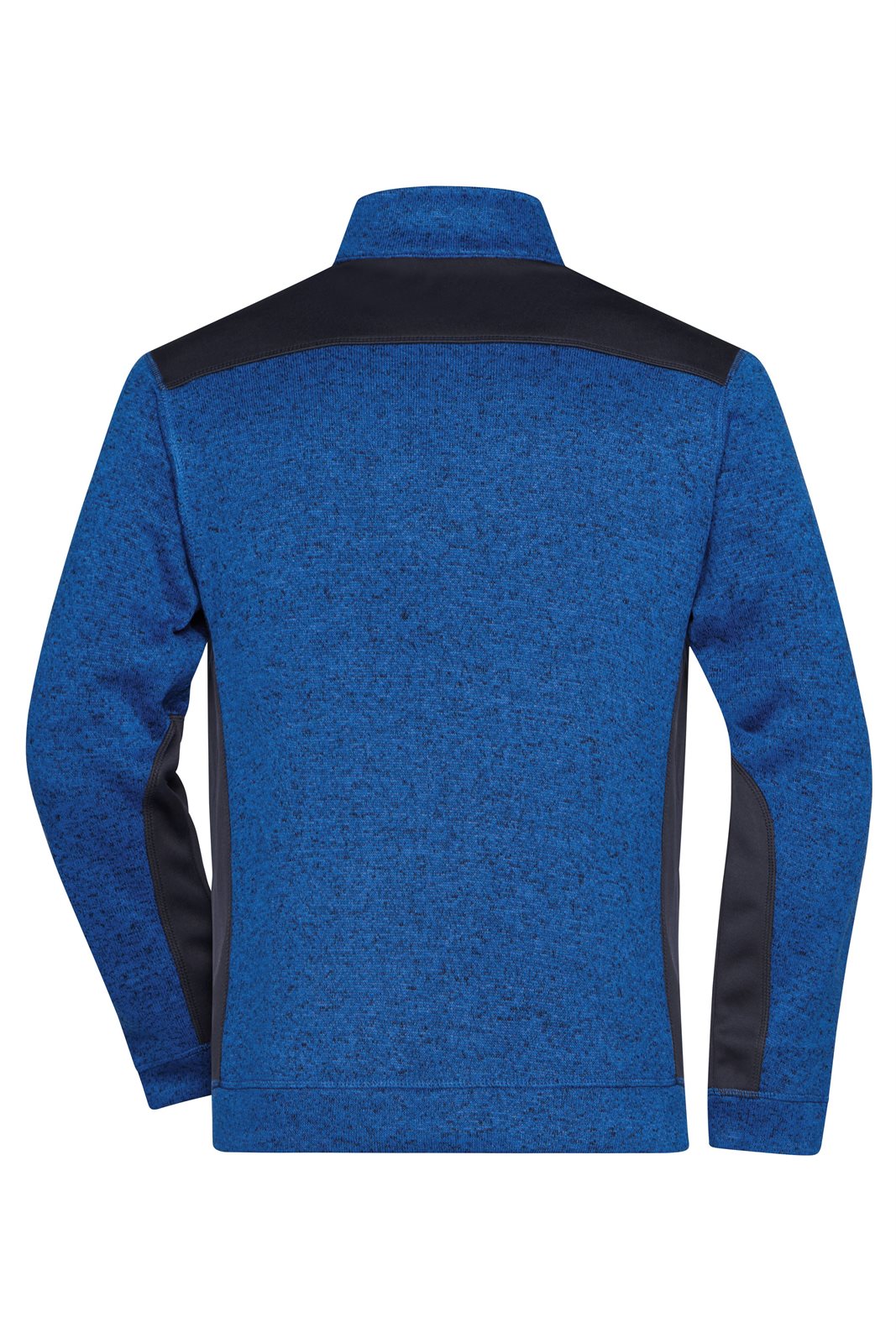 Pullover Unisex Blau – Men's Knitted Workwear Fleece Half-Zip - STRONG -, Detailansicht