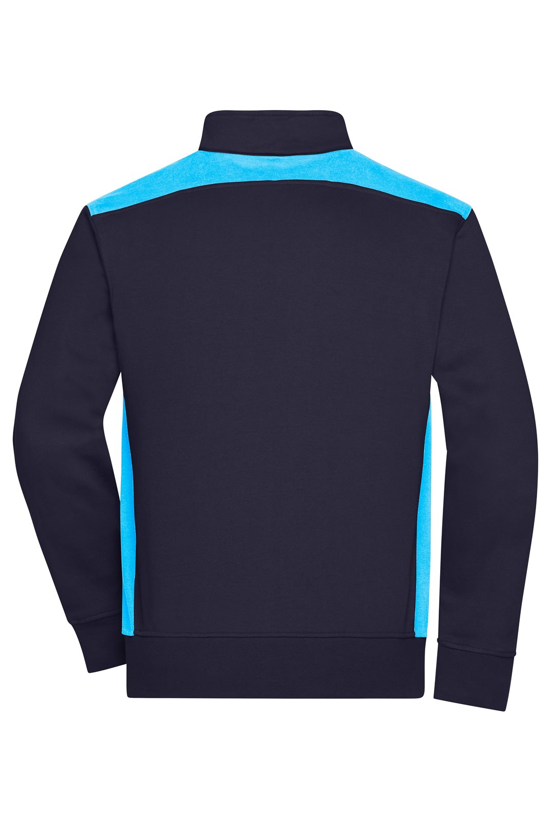 Jacke Unisex Blau – Workwear Sweat Jacket - COLOR -, Detailansicht