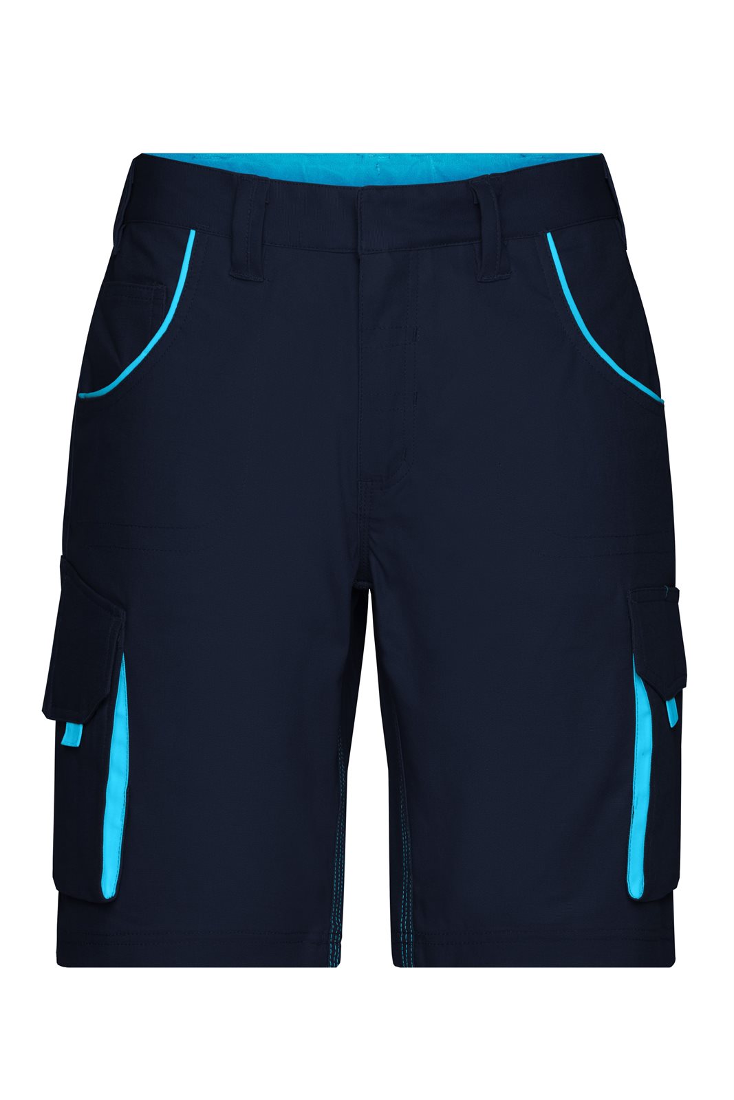 Hose Unisex Blau – Workwear Bermudas - COLOR -