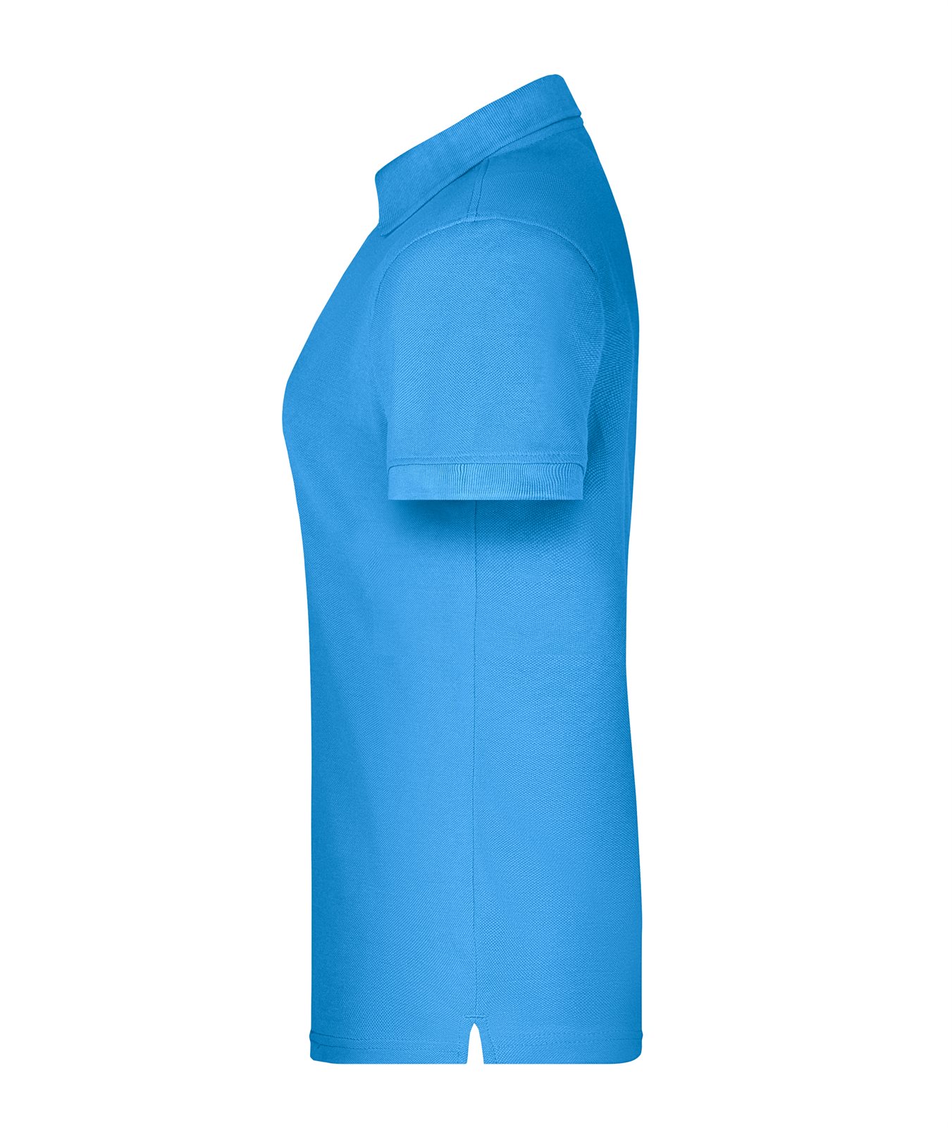 Poloshirt Damen Blau – Ladies' ORGANIC Workwear Polo OCS Blended, Detailansicht