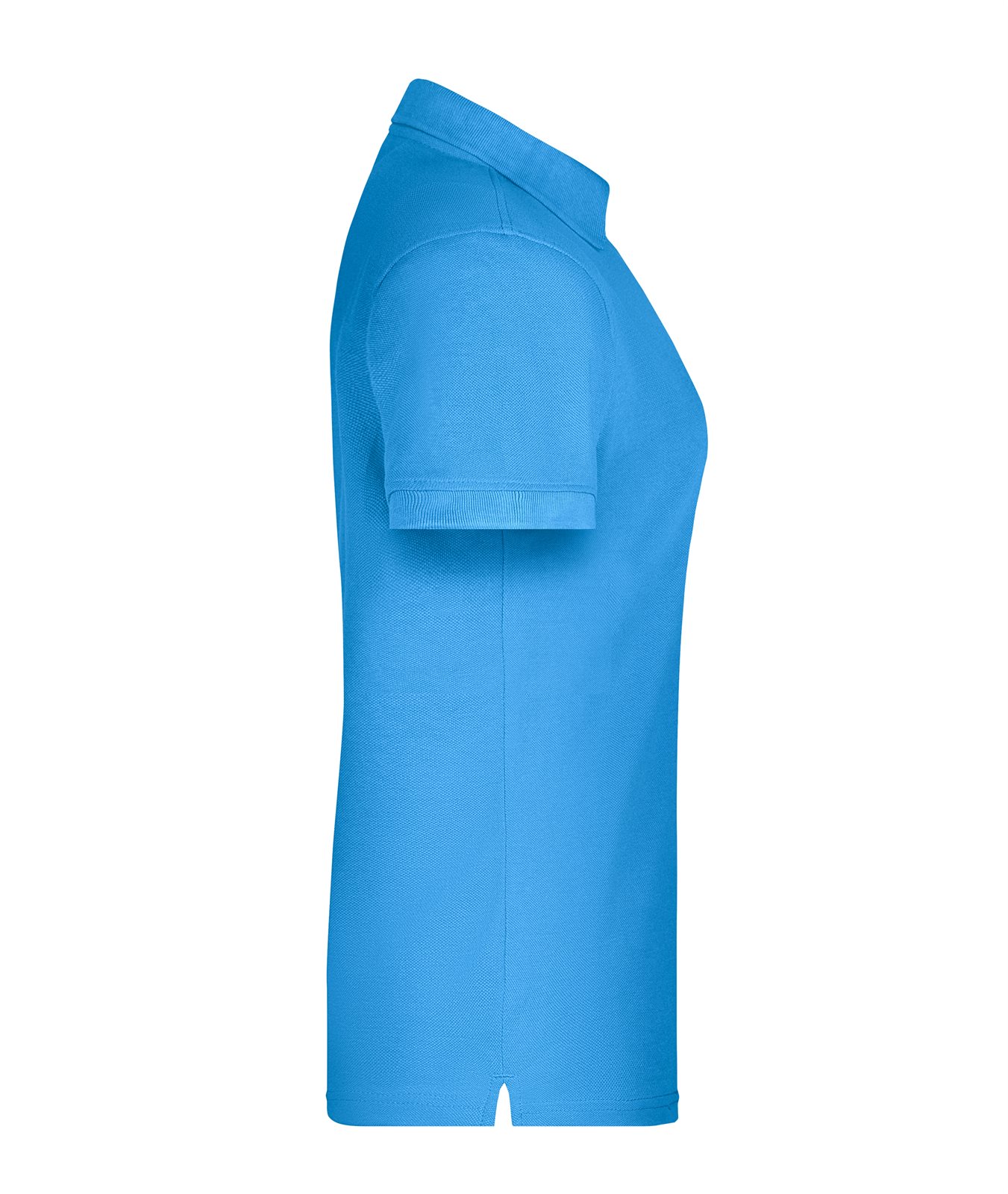 Poloshirt Damen Blau – Ladies' ORGANIC Workwear Polo OCS Blended, Detailansicht