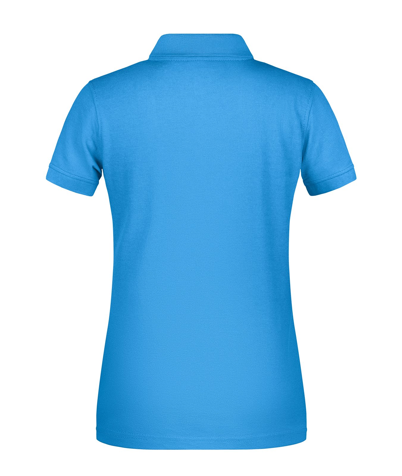 Poloshirt Damen Blau – Ladies' ORGANIC Workwear Polo OCS Blended, Detailansicht
