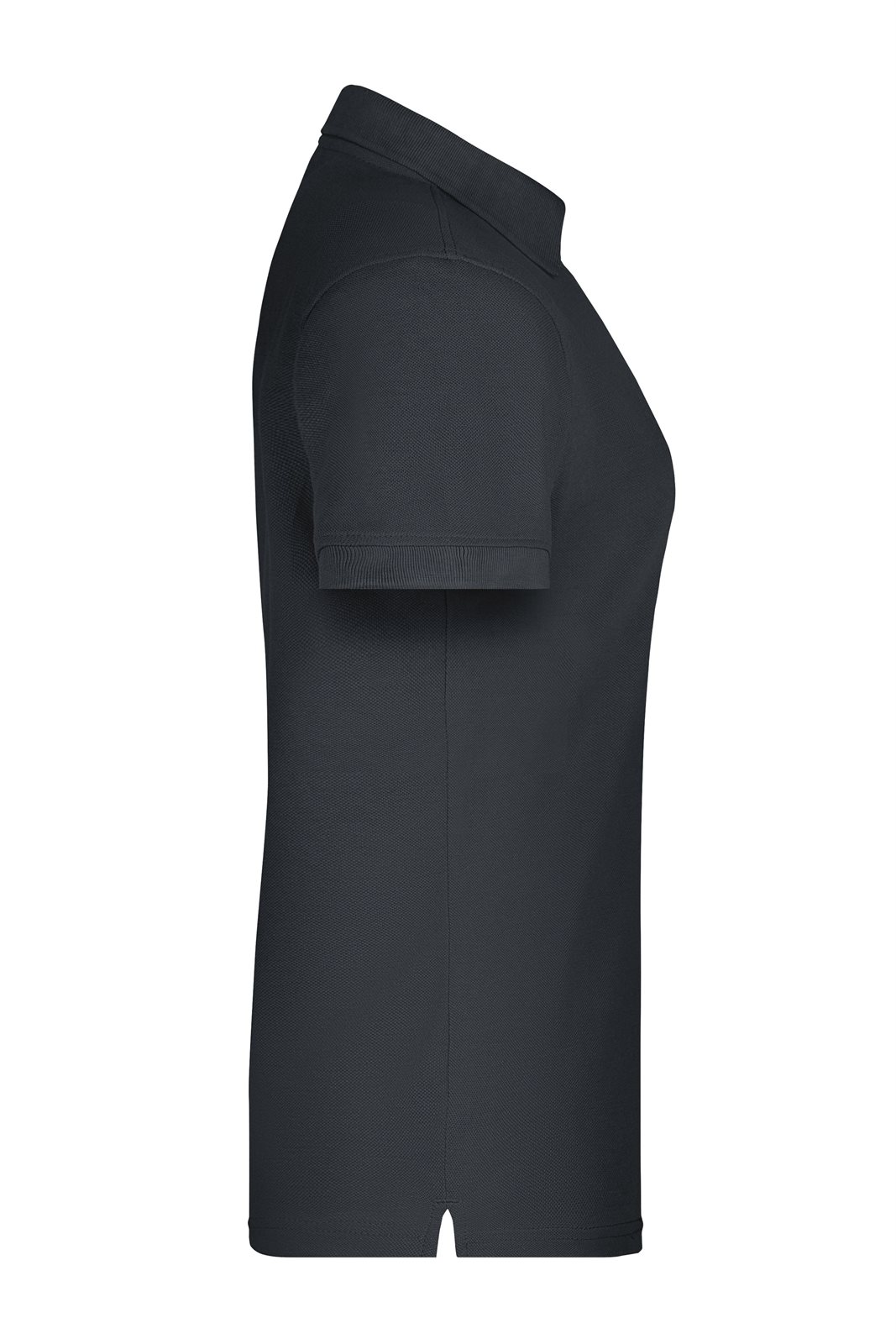 Poloshirt Damen Grau – Ladies' ORGANIC Workwear Polo OCS Blended, Detailansicht