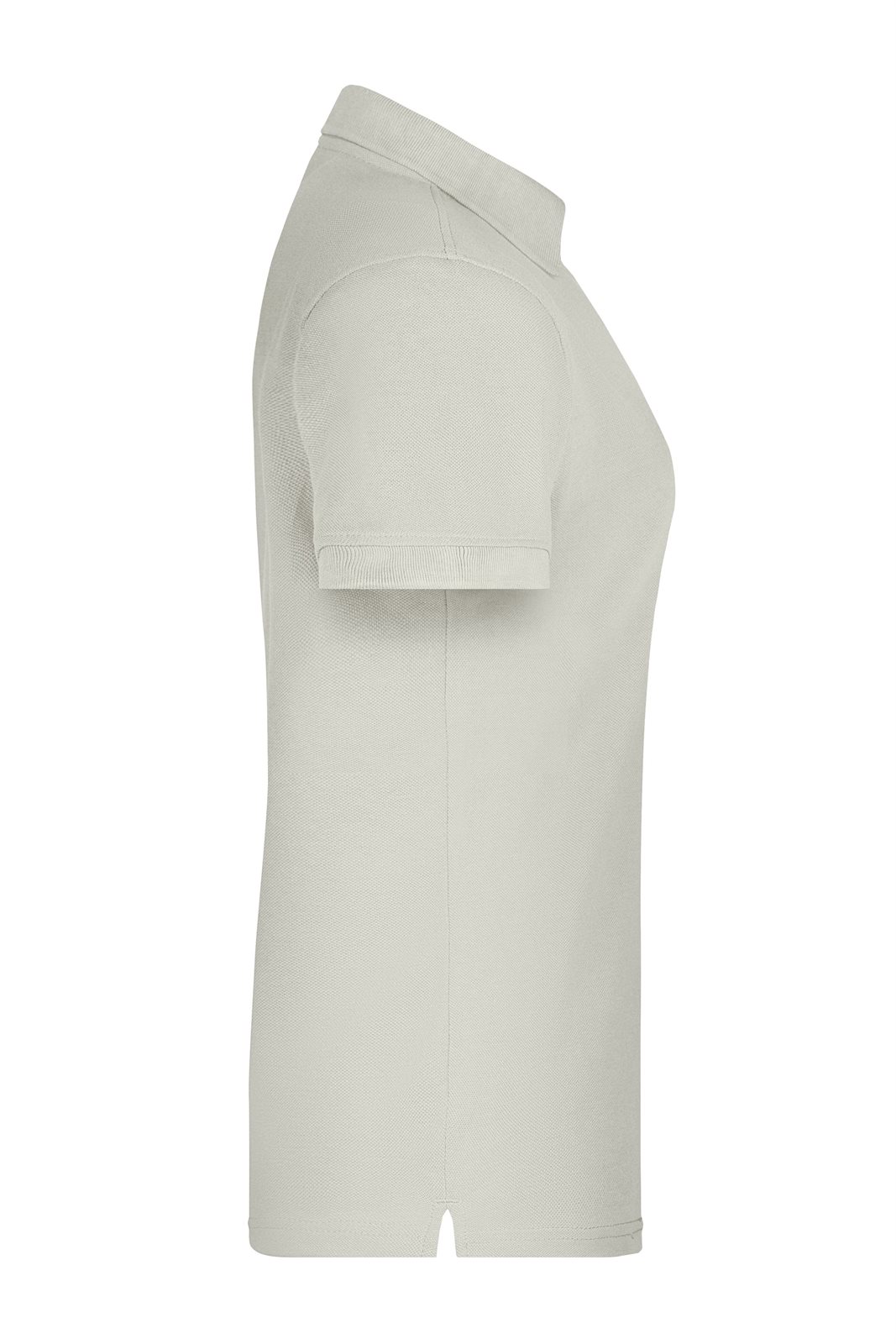 Poloshirt Damen Grau – Ladies' ORGANIC Workwear Polo OCS Blended, Detailansicht