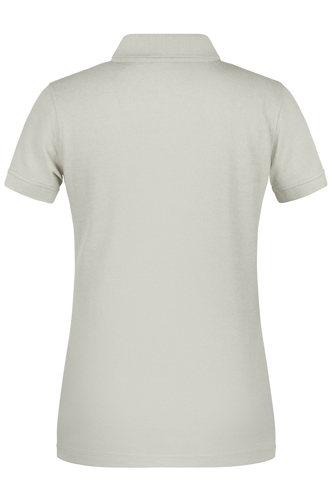 Poloshirt Damen Grau – Ladies' ORGANIC Workwear Polo OCS Blended, Detailansicht