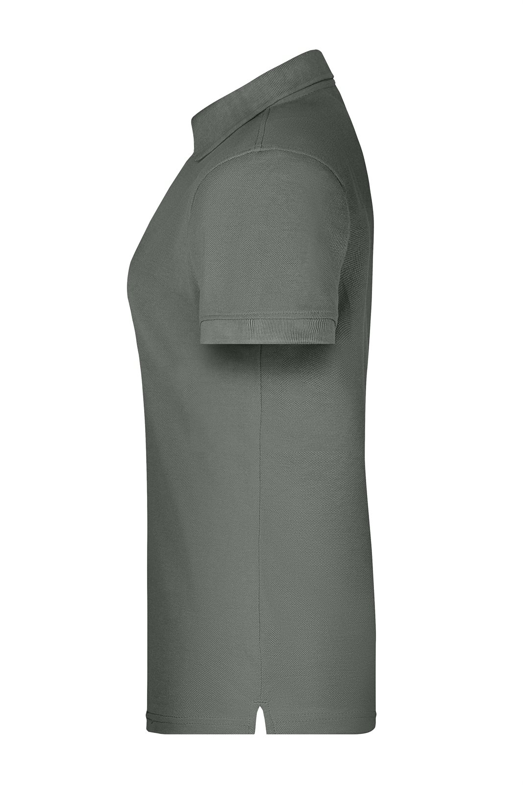 Poloshirt Damen Grau – Ladies' ORGANIC Workwear Polo OCS Blended, Detailansicht