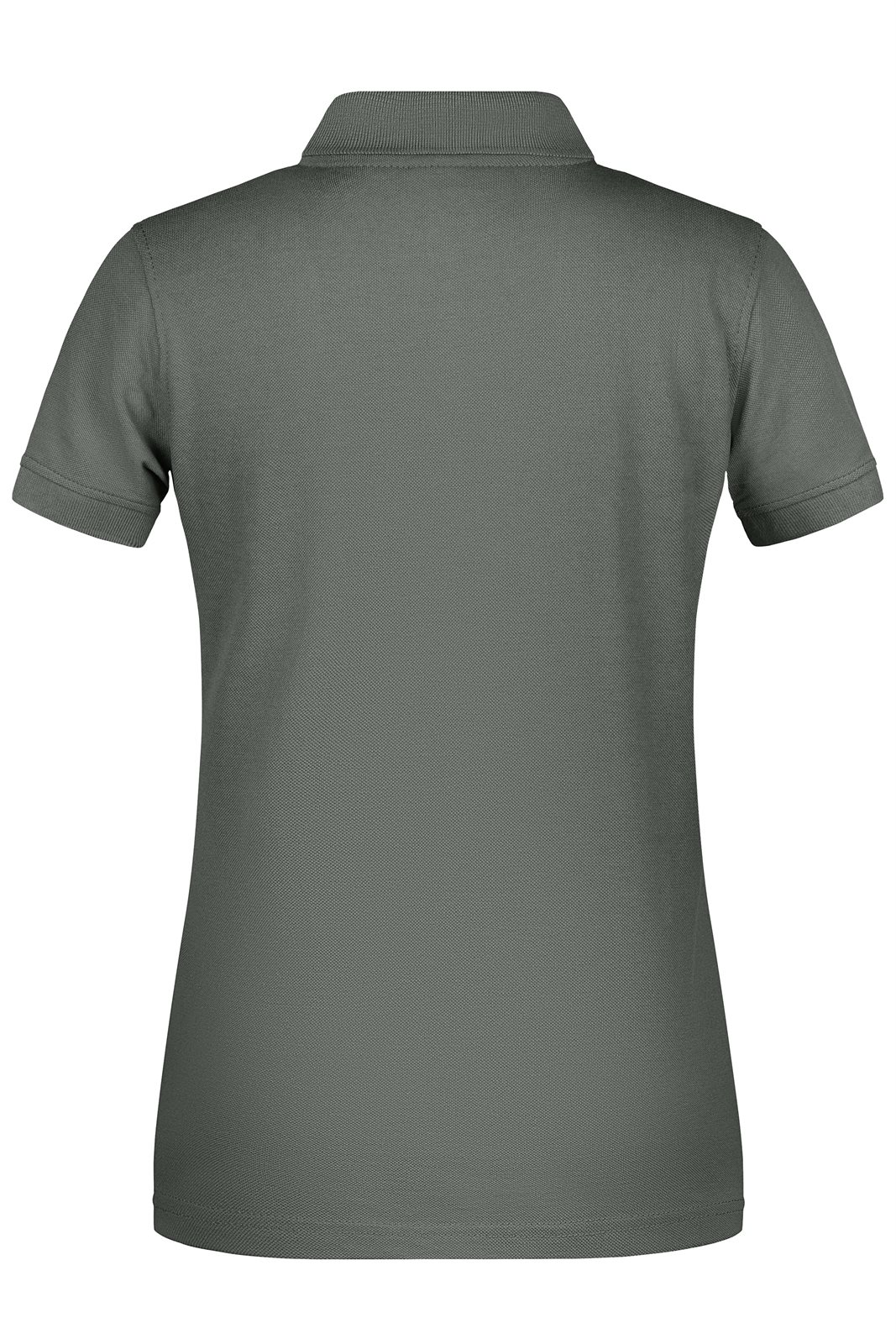 Poloshirt Damen Grau – Ladies' ORGANIC Workwear Polo OCS Blended, Detailansicht