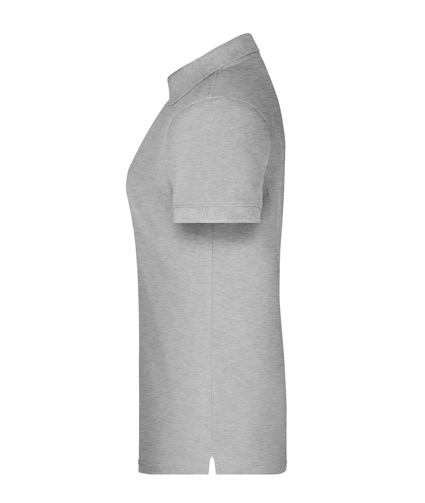 Poloshirt Damen Grau – Ladies' ORGANIC Workwear Polo OCS Blended, Detailansicht