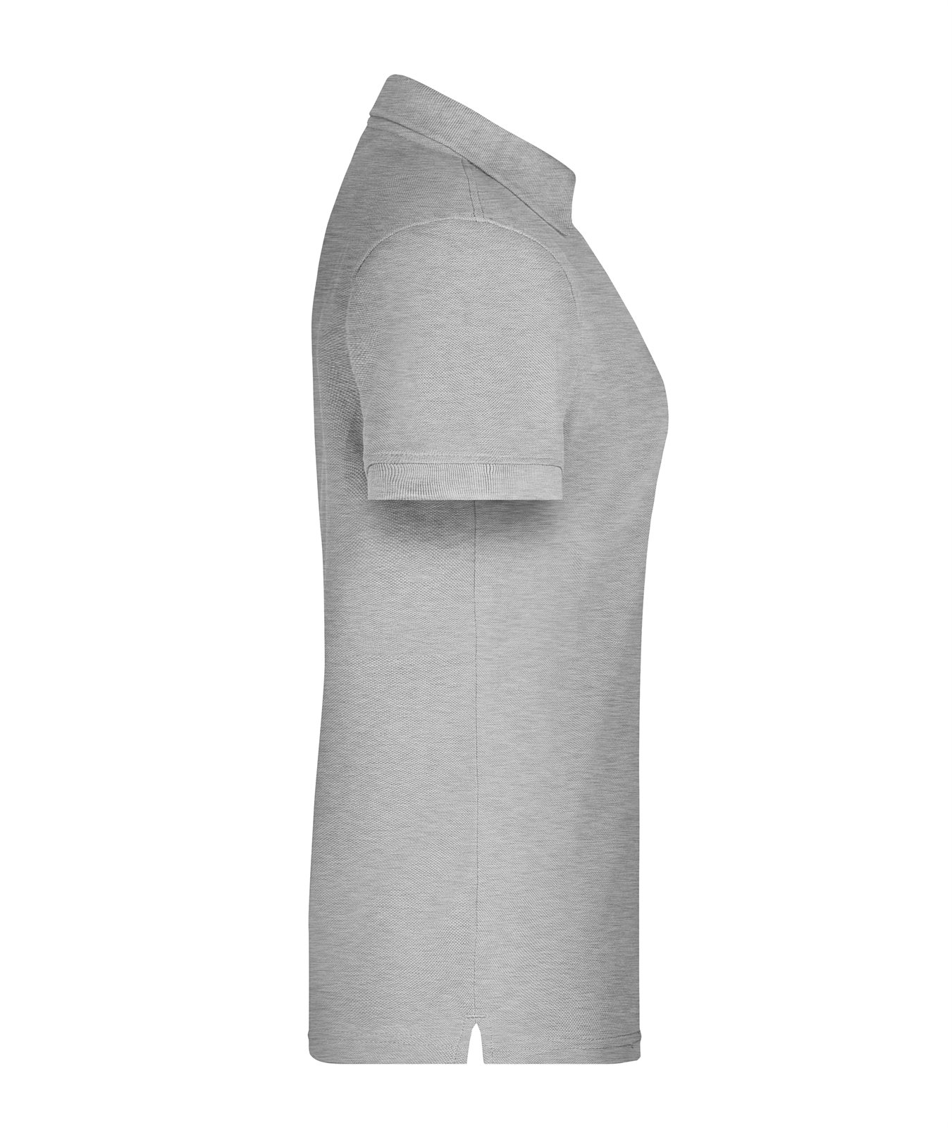 Poloshirt Damen Grau – Ladies' ORGANIC Workwear Polo OCS Blended, Detailansicht