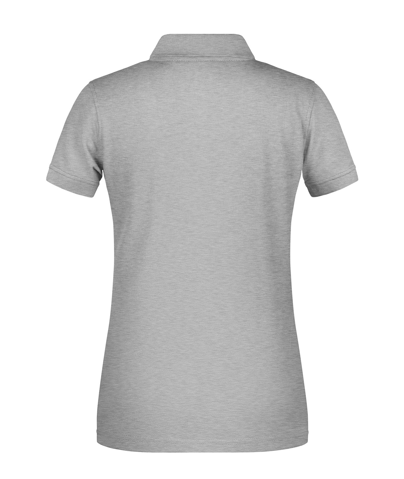 Poloshirt Damen Grau – Ladies' ORGANIC Workwear Polo OCS Blended, Detailansicht