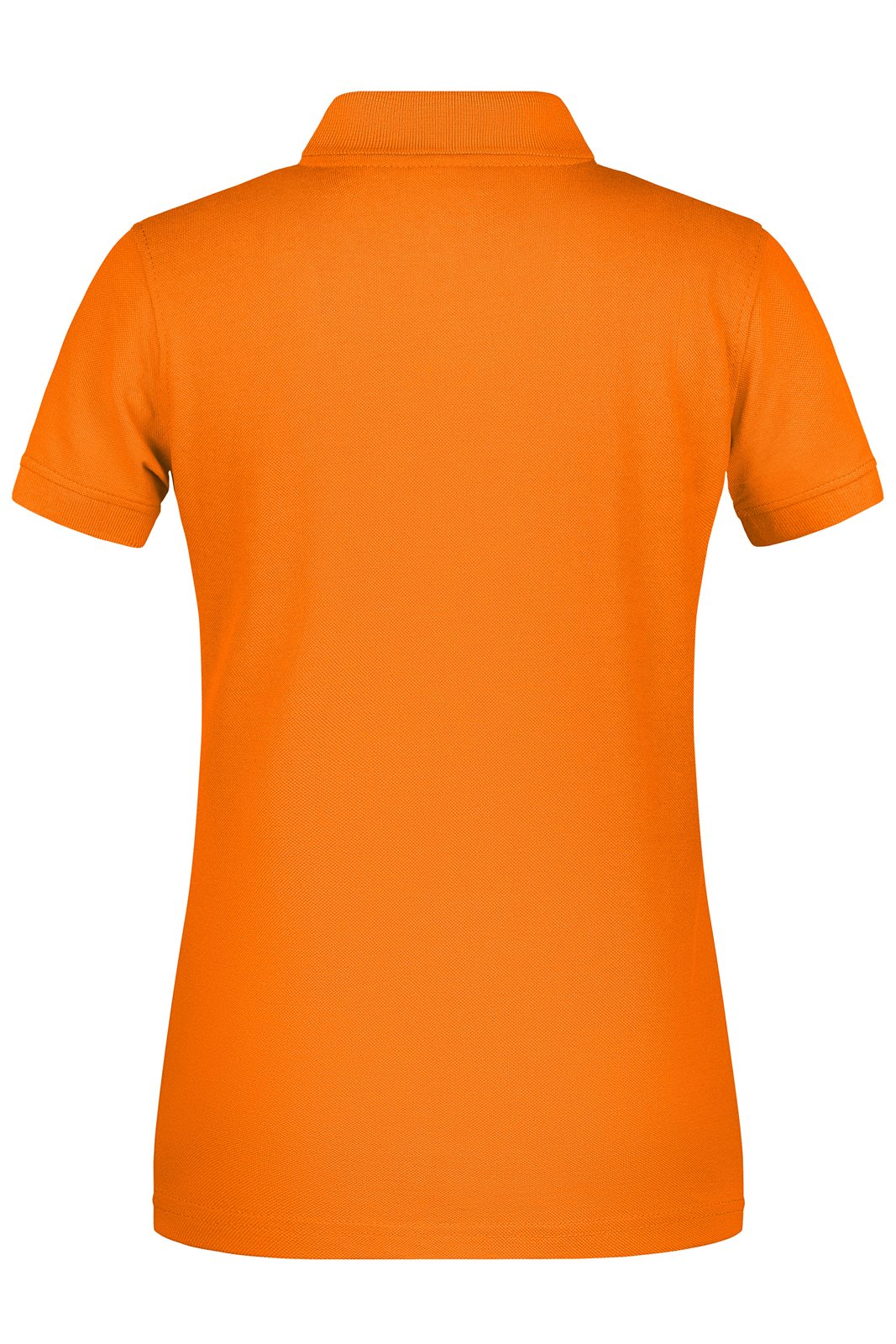 Poloshirt Damen Orange – Ladies' ORGANIC Workwear Polo OCS Blended, Detailansicht