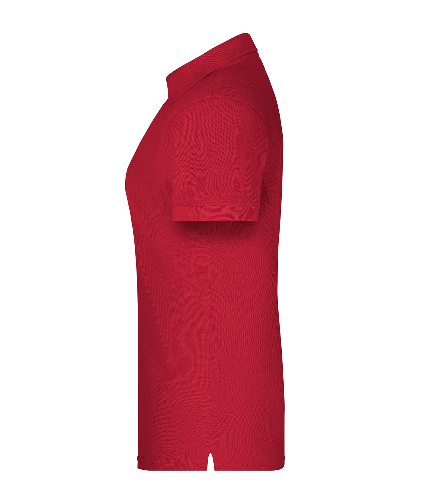 Poloshirt Damen Rot – Ladies' ORGANIC Workwear Polo OCS Blended, Detailansicht