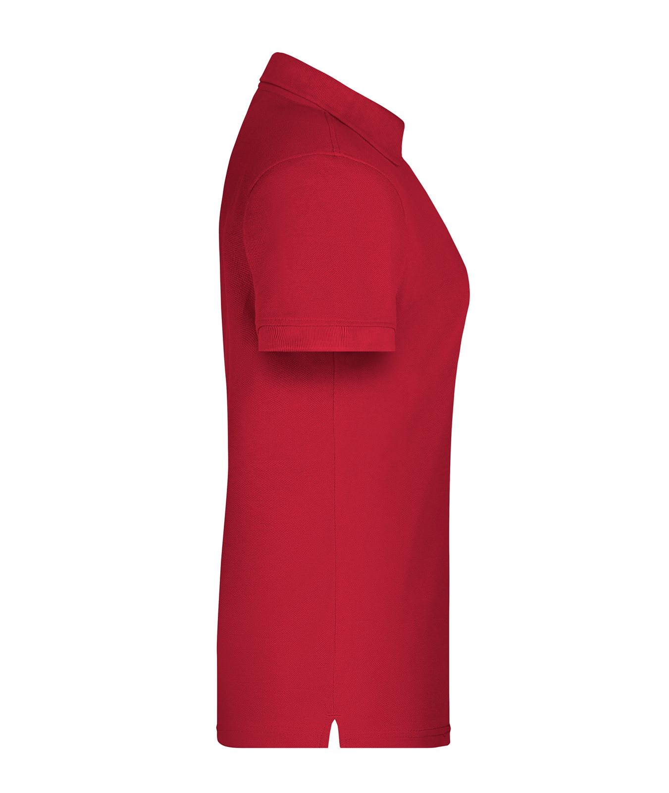 Poloshirt Damen Rot – Ladies' ORGANIC Workwear Polo OCS Blended, Detailansicht