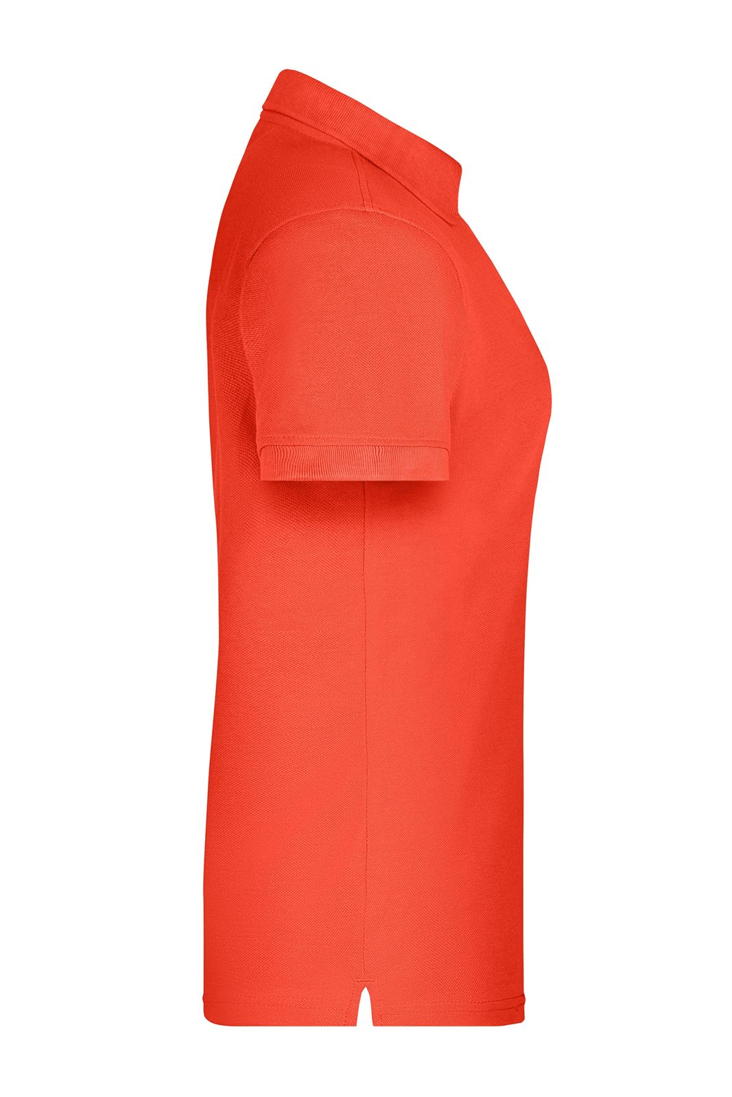 Poloshirt Damen Orange – Ladies' ORGANIC Workwear Polo OCS Blended, Detailansicht