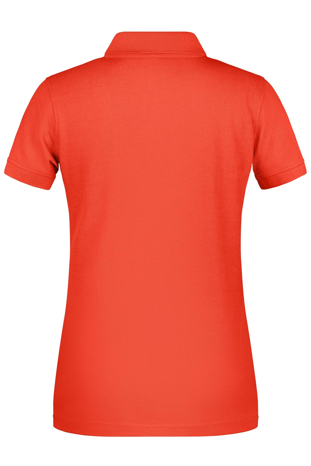 Poloshirt Damen Orange – Ladies' ORGANIC Workwear Polo OCS Blended, Detailansicht