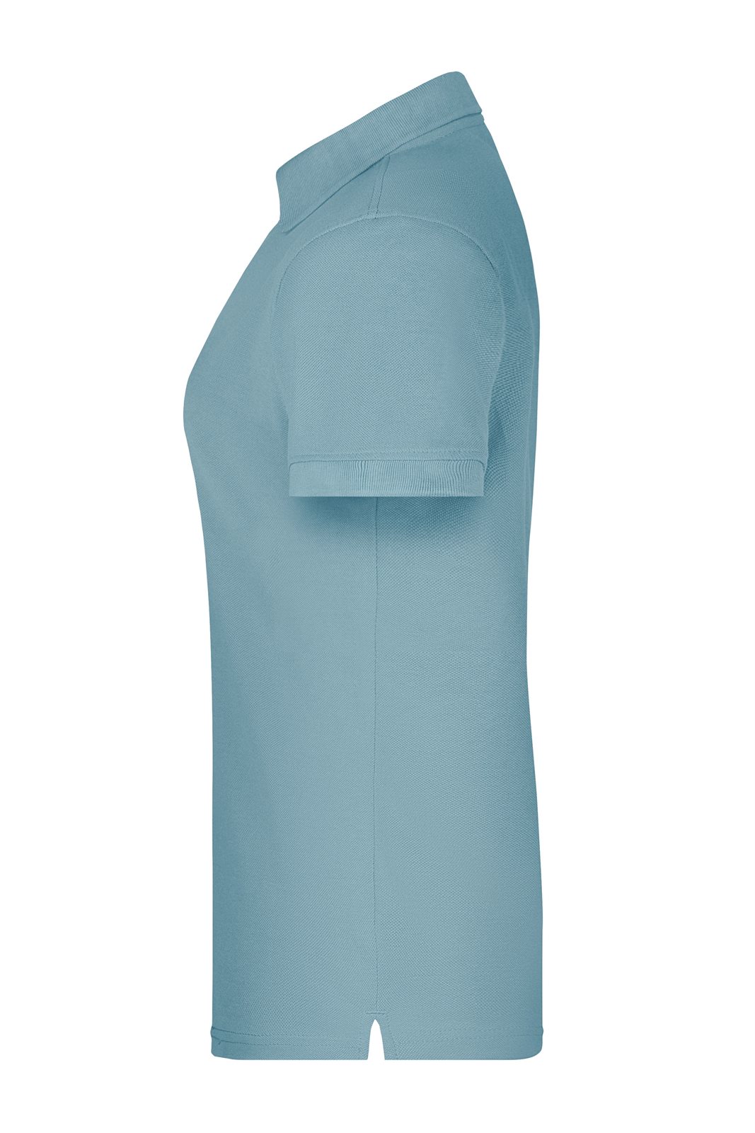 Poloshirt Damen Blau/Grau – Ladies' ORGANIC Workwear Polo OCS Blended, Detailansicht