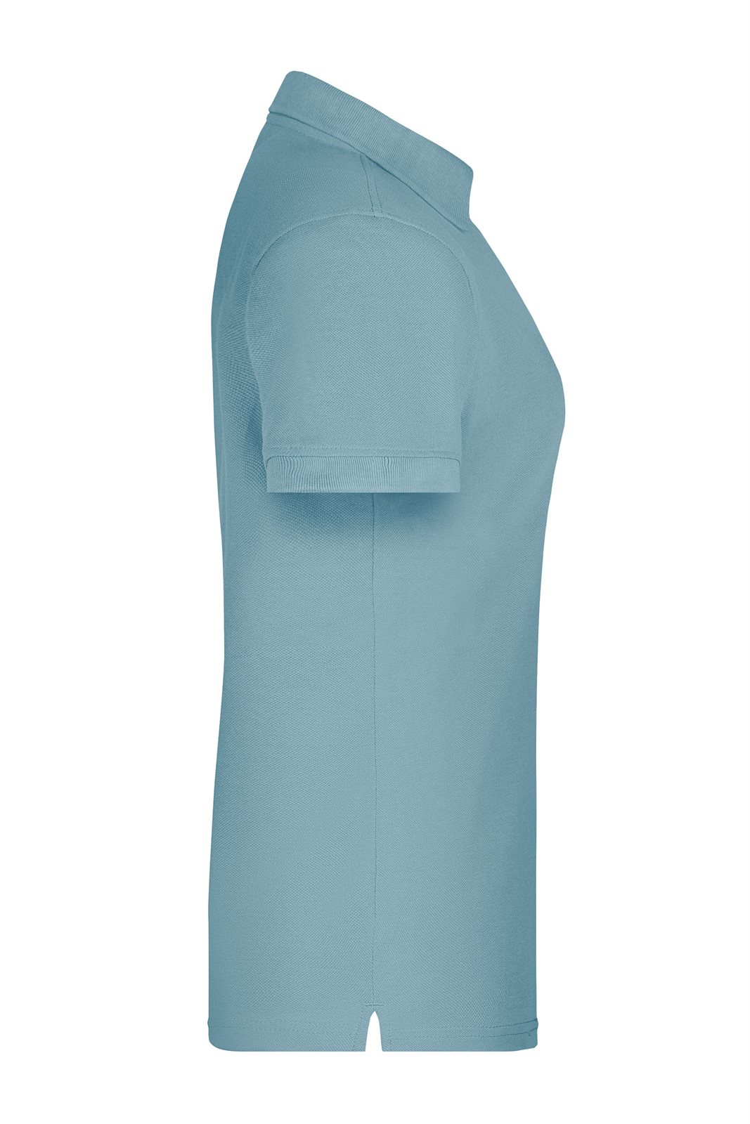 Poloshirt Damen Blau/Grau – Ladies' ORGANIC Workwear Polo OCS Blended, Detailansicht
