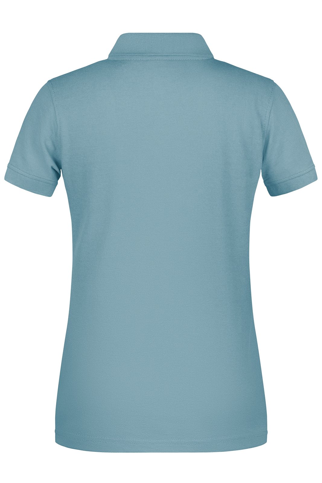 Poloshirt Damen Blau/Grau – Ladies' ORGANIC Workwear Polo OCS Blended, Detailansicht