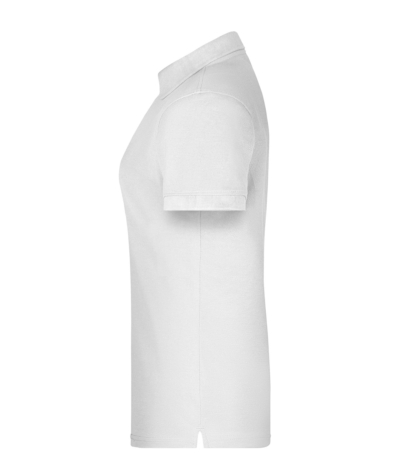Poloshirt Damen Weiß – Ladies' ORGANIC Workwear Polo OCS Blended, Detailansicht