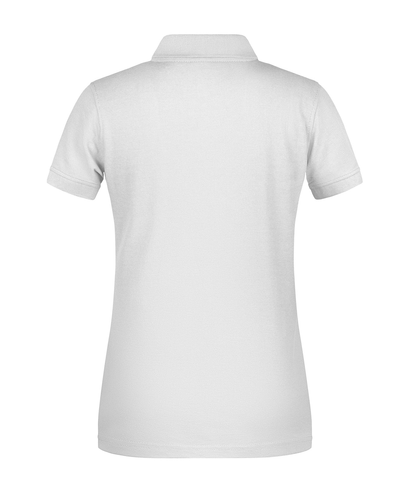 Poloshirt Damen Weiß – Ladies' ORGANIC Workwear Polo OCS Blended, Detailansicht