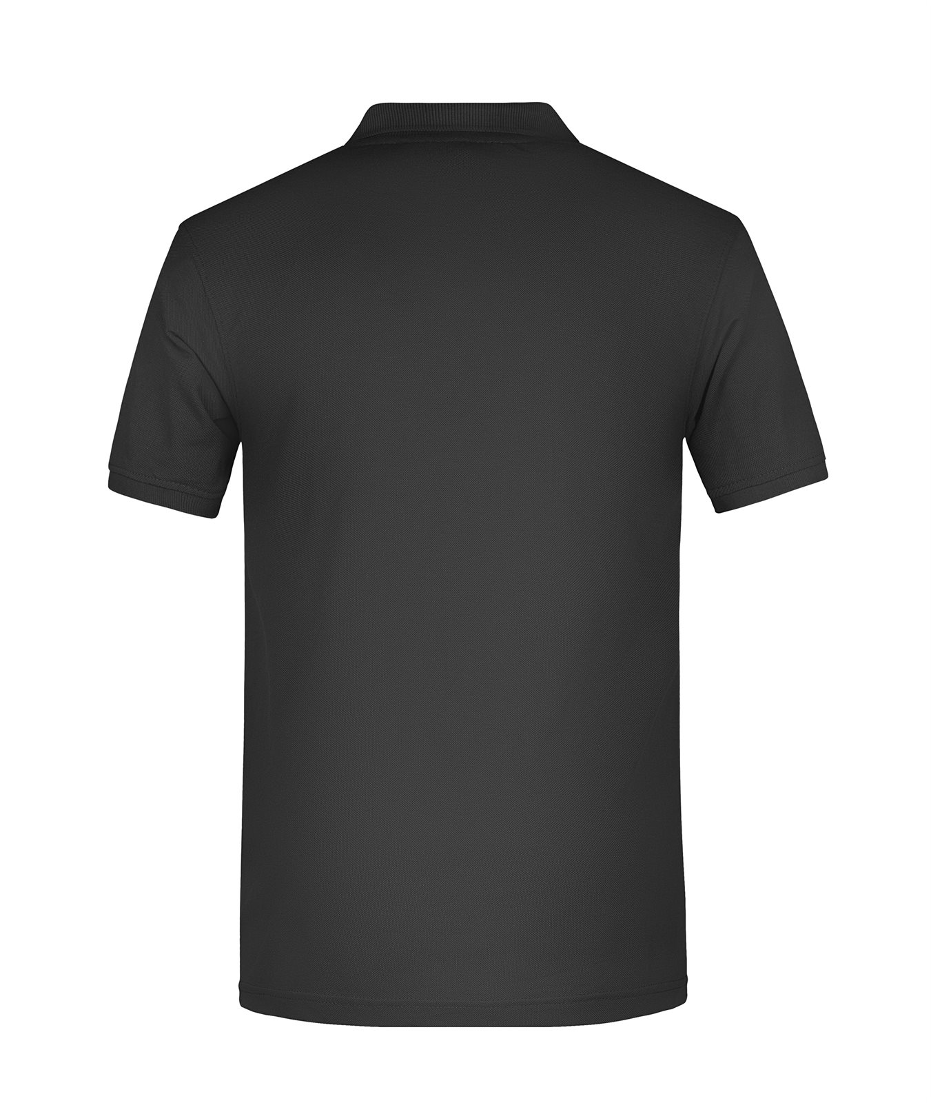 Poloshirt Herren Schwarz – Men's ORGANIC Workwear Polo OCS Blended, Detailansicht