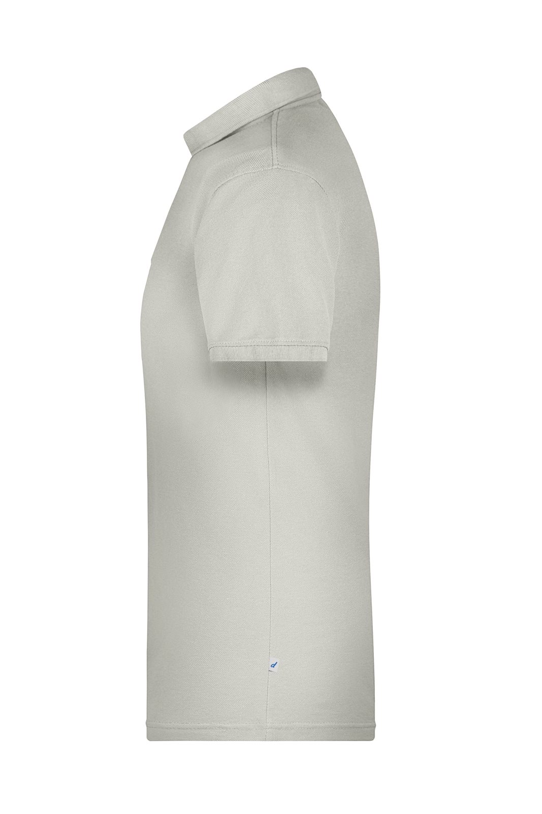 Poloshirt Herren Grau – Men's ORGANIC Workwear Polo OCS Blended, Detailansicht