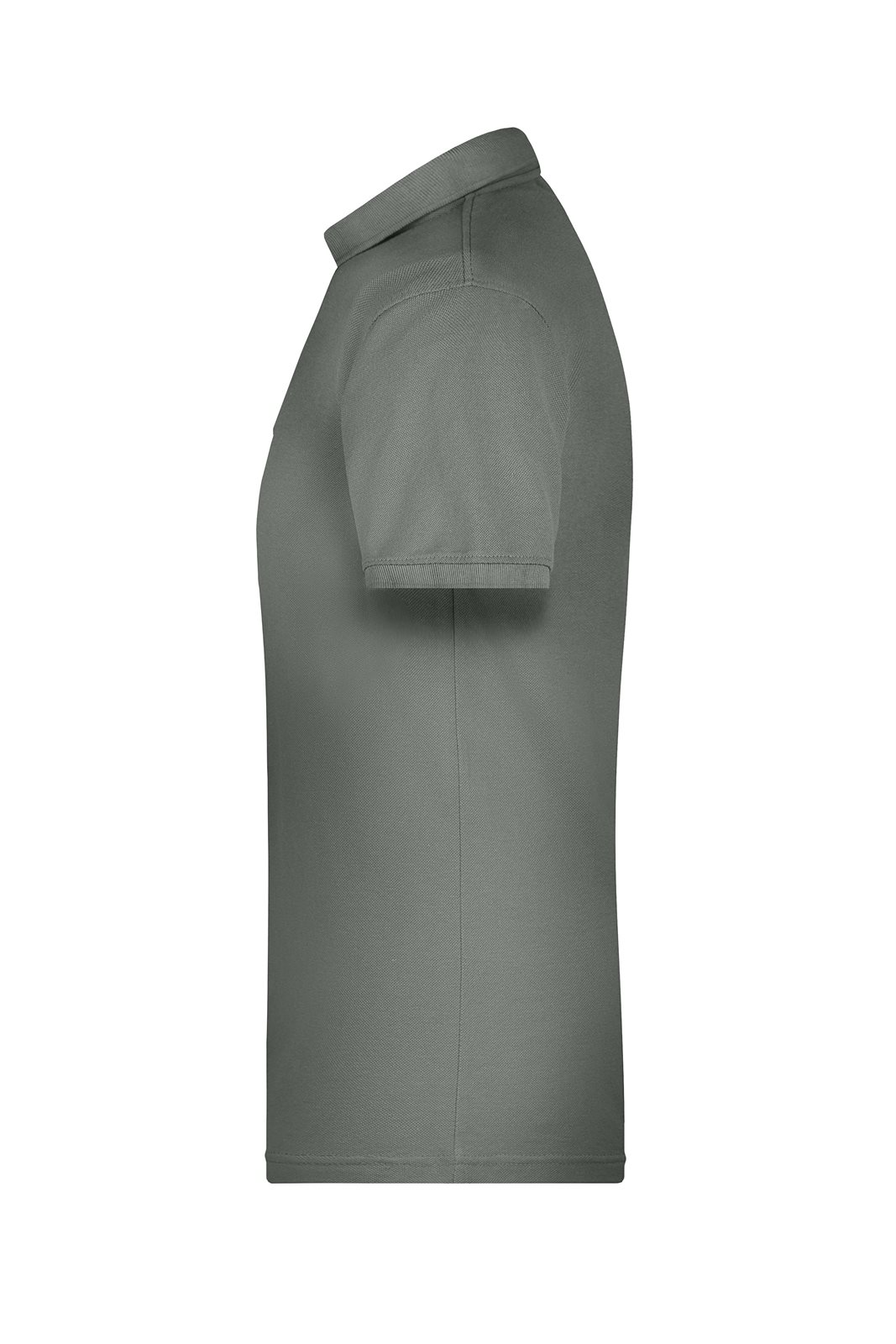 Poloshirt Herren Grau – Men's ORGANIC Workwear Polo OCS Blended, Detailansicht
