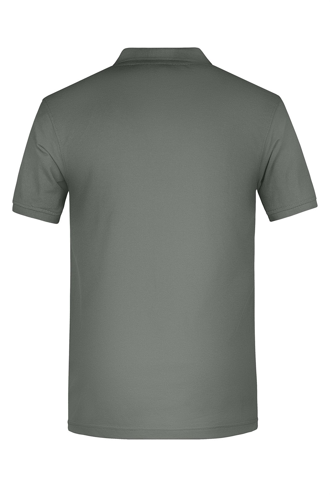 Poloshirt Herren Grau – Men's ORGANIC Workwear Polo OCS Blended, Detailansicht