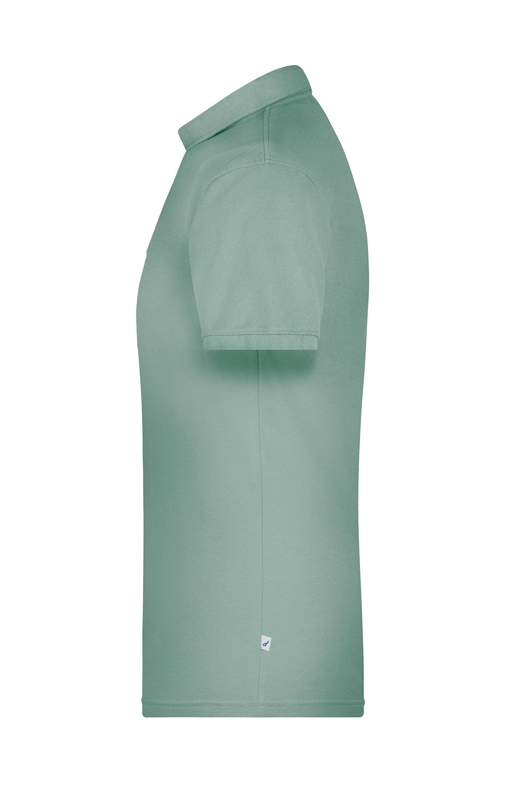 Poloshirt Herren Grün – Men's ORGANIC Workwear Polo OCS Blended, Detailansicht