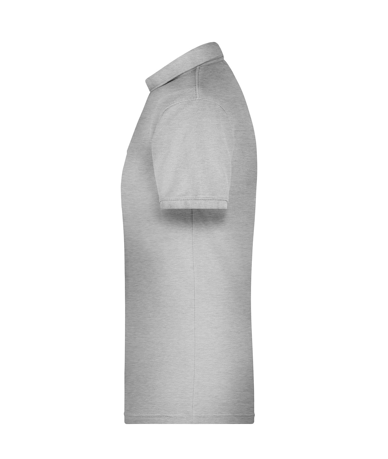 Poloshirt Herren Grau – Men's ORGANIC Workwear Polo OCS Blended, Detailansicht