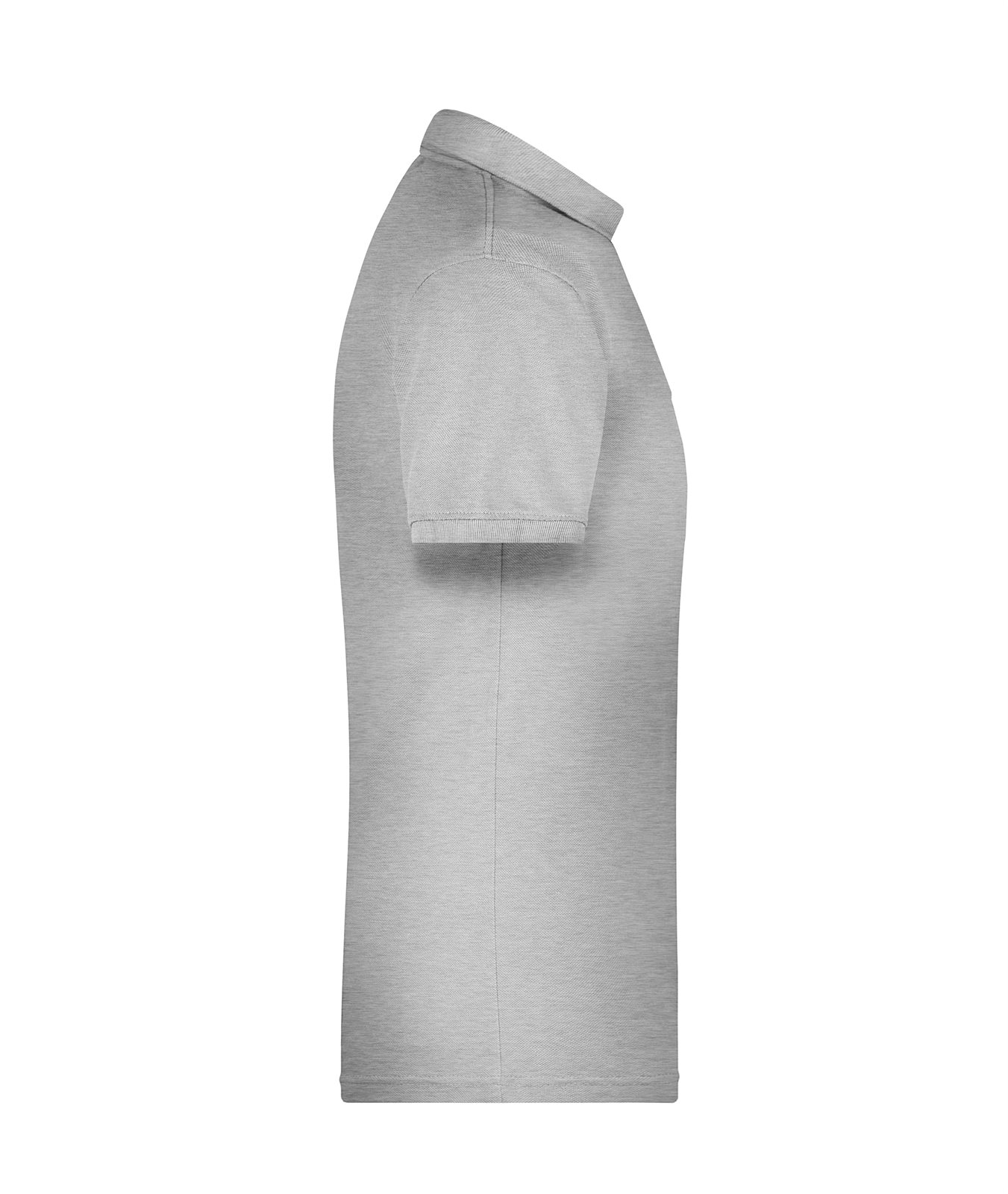 Poloshirt Herren Grau – Men's ORGANIC Workwear Polo OCS Blended, Detailansicht